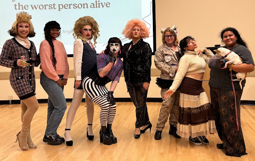 Drag Slam! in collaboration with Drag Grad Club student organization, Winter 2025