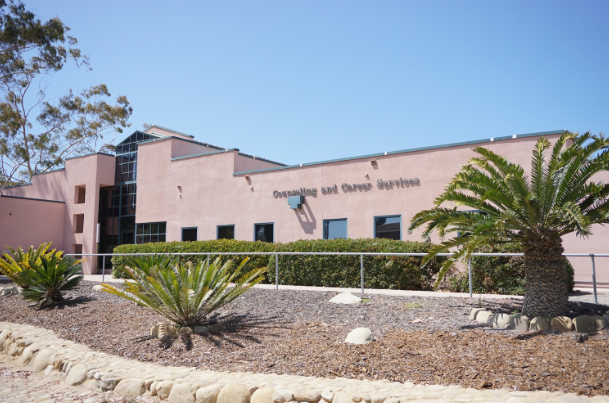 Picture of the outside of the UCSB Counseling & Psychological Services building
